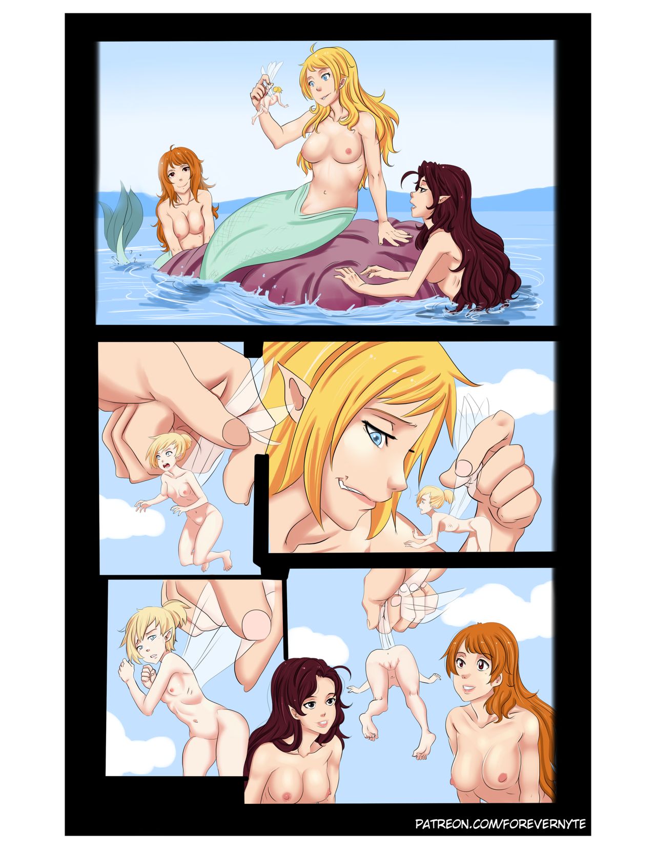 Tinkerbell in Mermaid Lagoon page 1 full