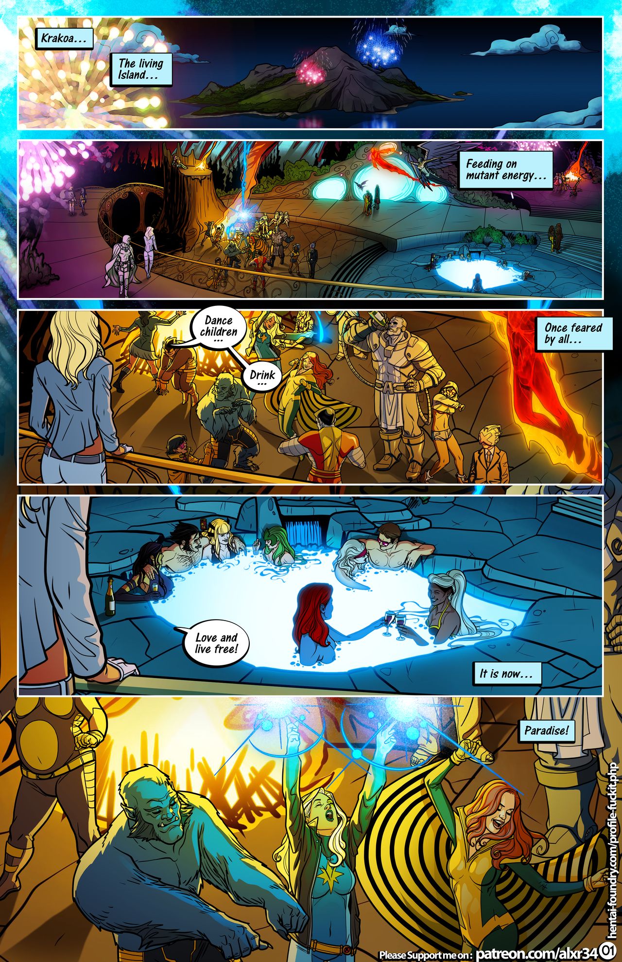 - X-men: Bacchanalia page 3 full