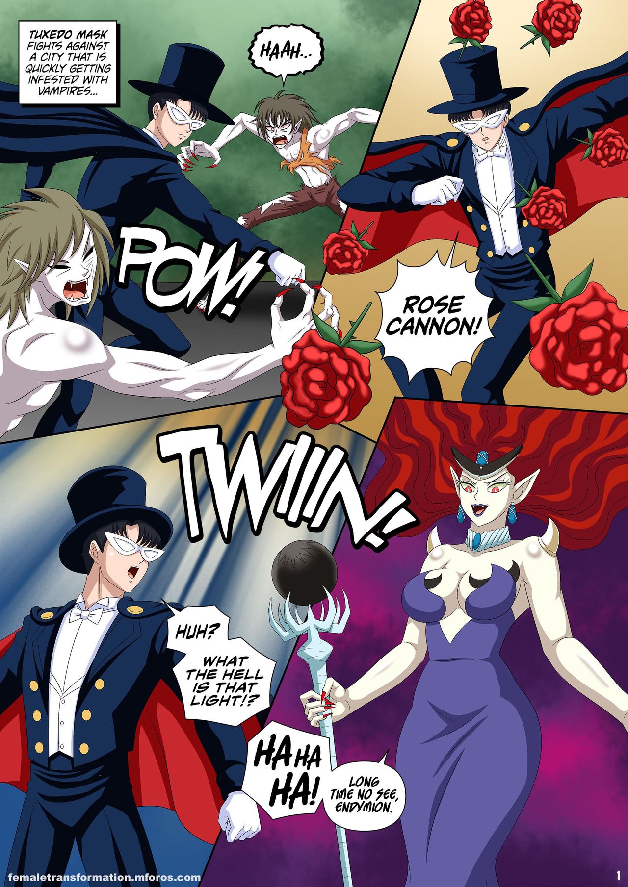 Vampires of the Night #8 page 5 full