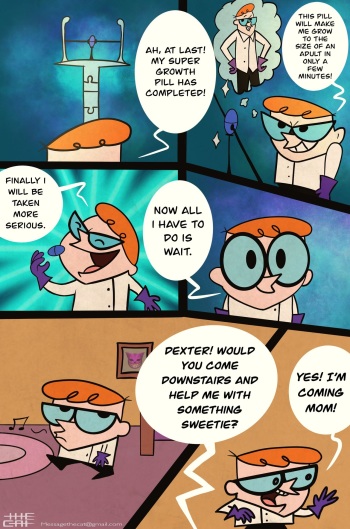 Dexters Laboratory Bondage Porn - Dexter's growth pill - IMHentai