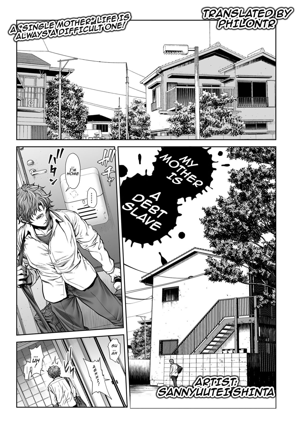 Okaa-san wa Shakkin Dorei desu yo | My Mother Is A Debt Slave page 1 full