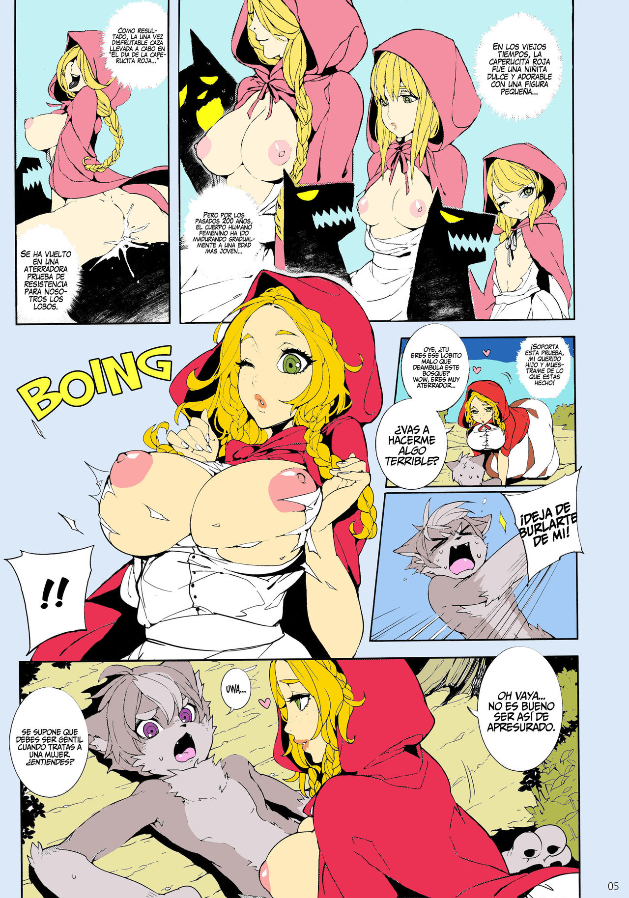 Destrucción de la niñez - Caperucita Roja y el Pequeño Lobo - Page 6 -  IMHentai