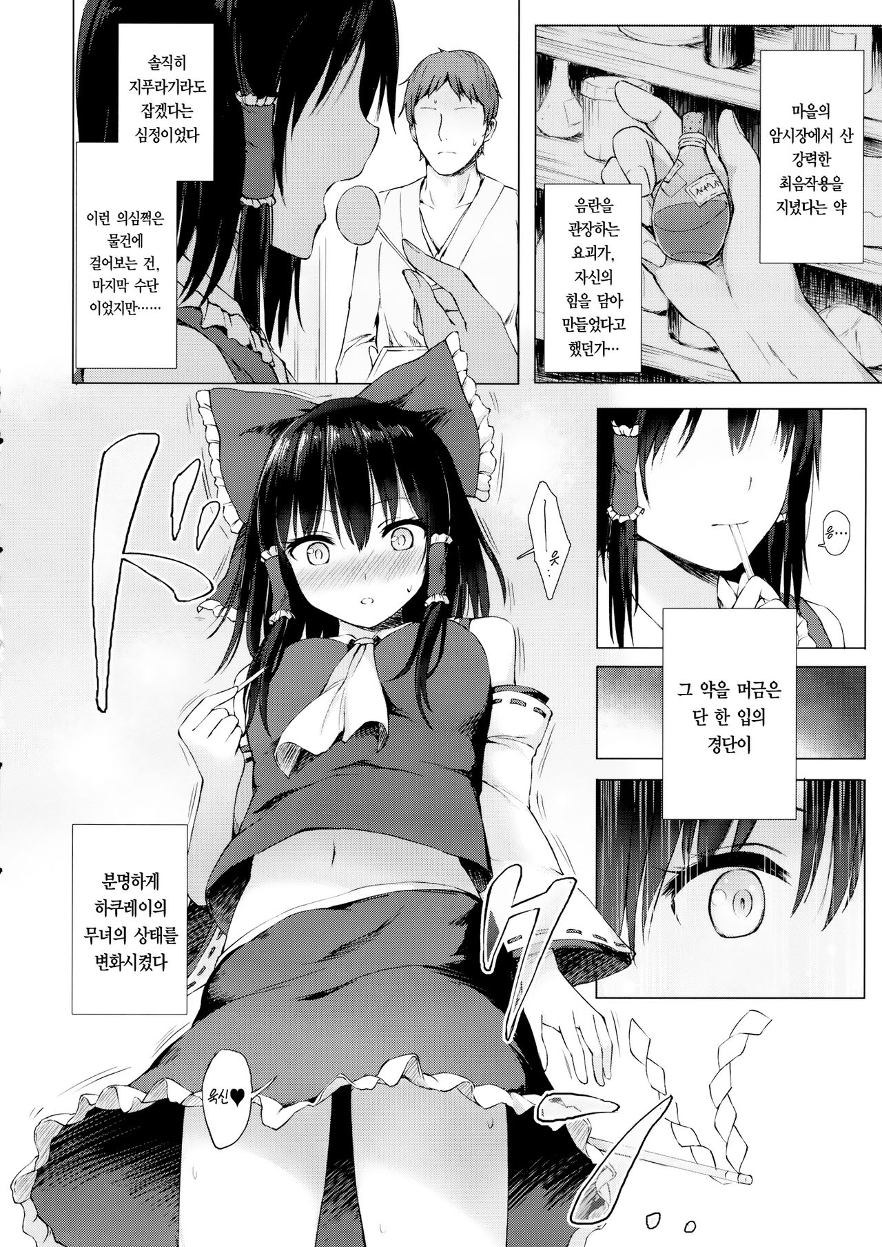 Hakurei no Miko no Otoshikata | 하쿠레이의 무녀를 함락시키는 방법 page 3 full