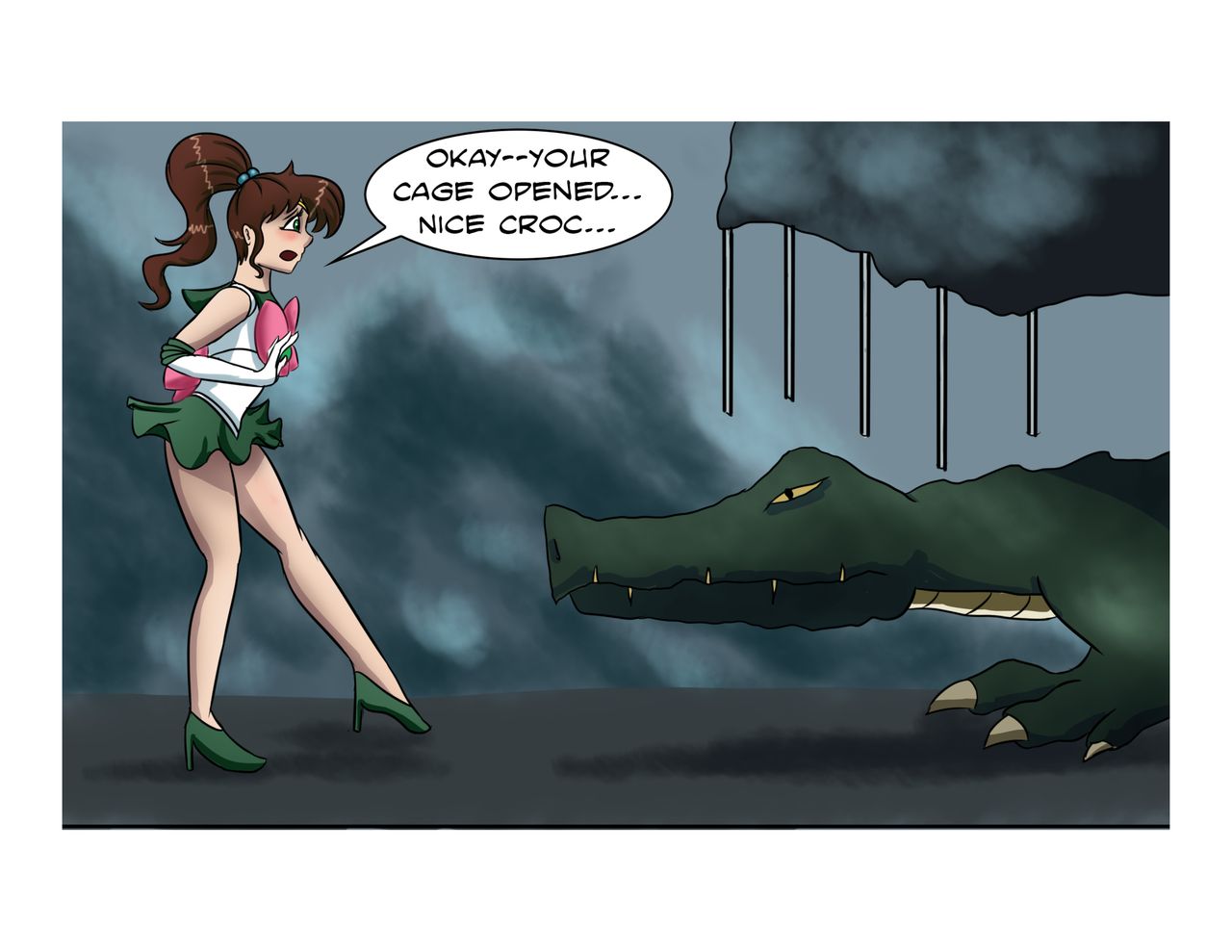 Sailor Jupiter and the Crocodile page 2 full