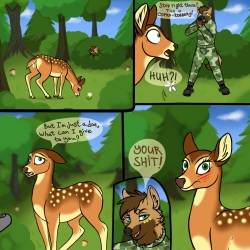 Furry Shit Porn - Hunter and Deers - IMHentai