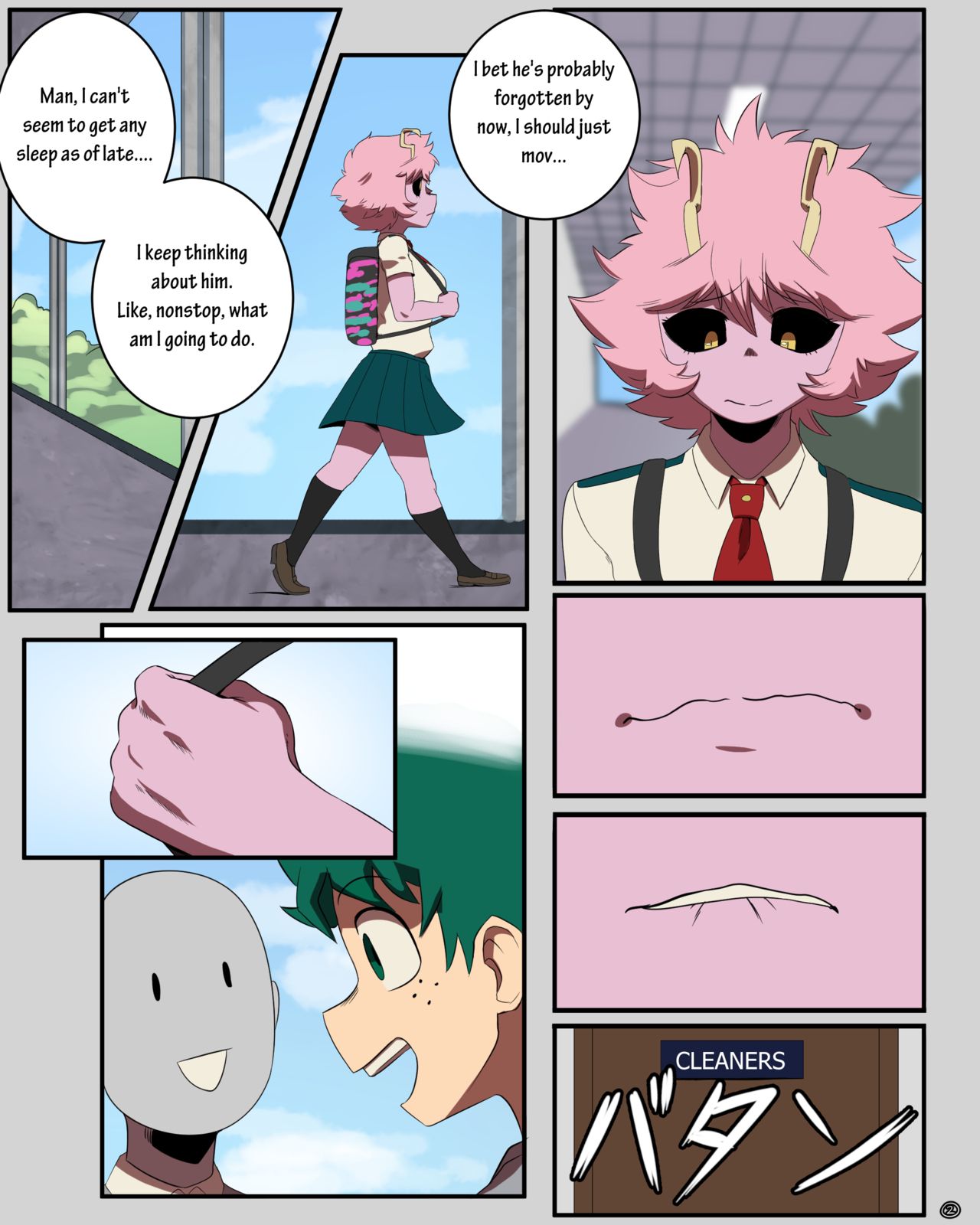 Mina x Izuku Comic page 3 full