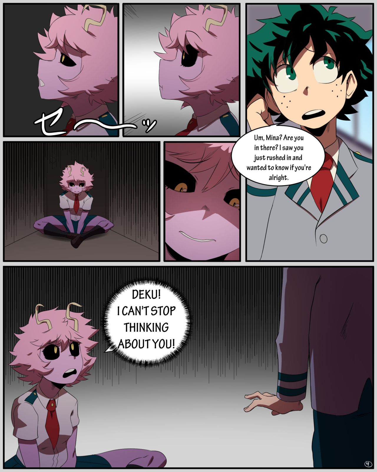 Mina x Izuku Comic page 5 full