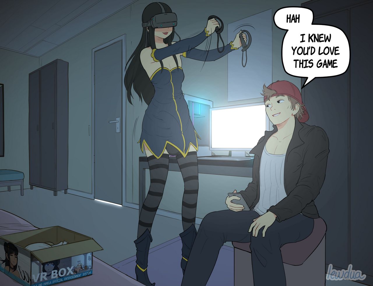 VR Game - Alice and Natasha page 1 full