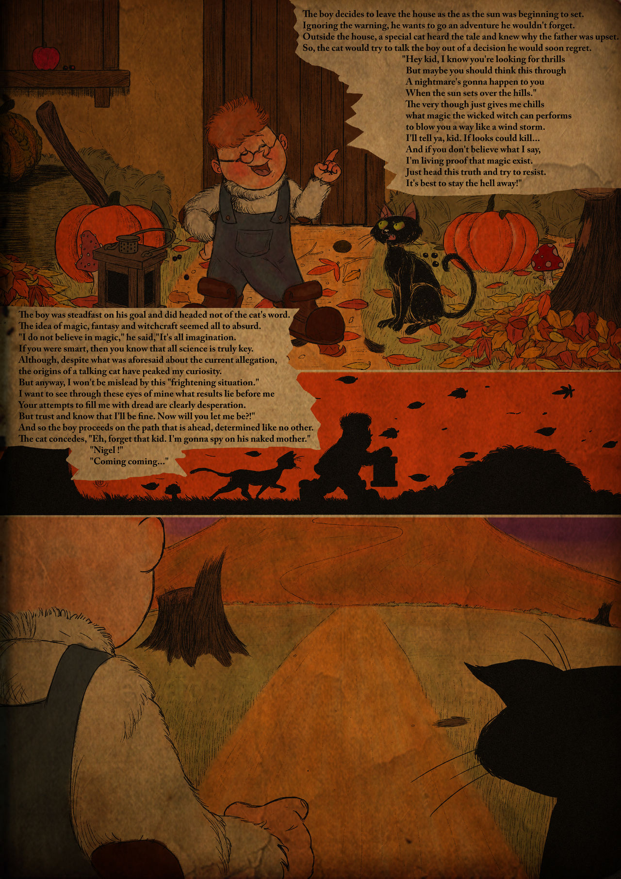 The Cursed Halloween of the Three Legged Boy page 3 full