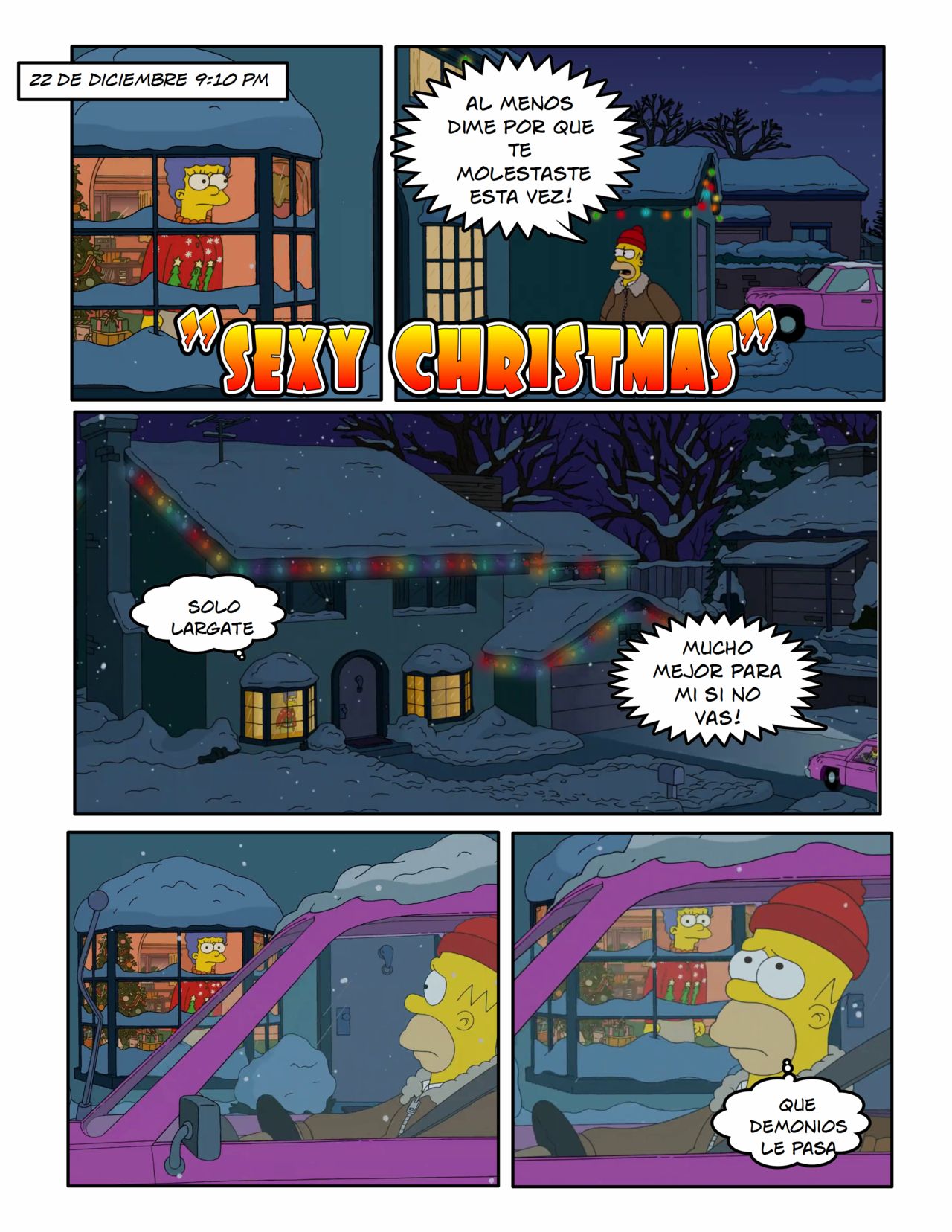Simpsons xxx - Sexy Navidad page 1 full