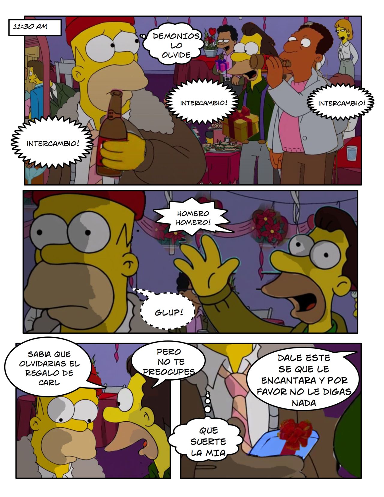 Simpsons xxx - Sexy Navidad page 9 full