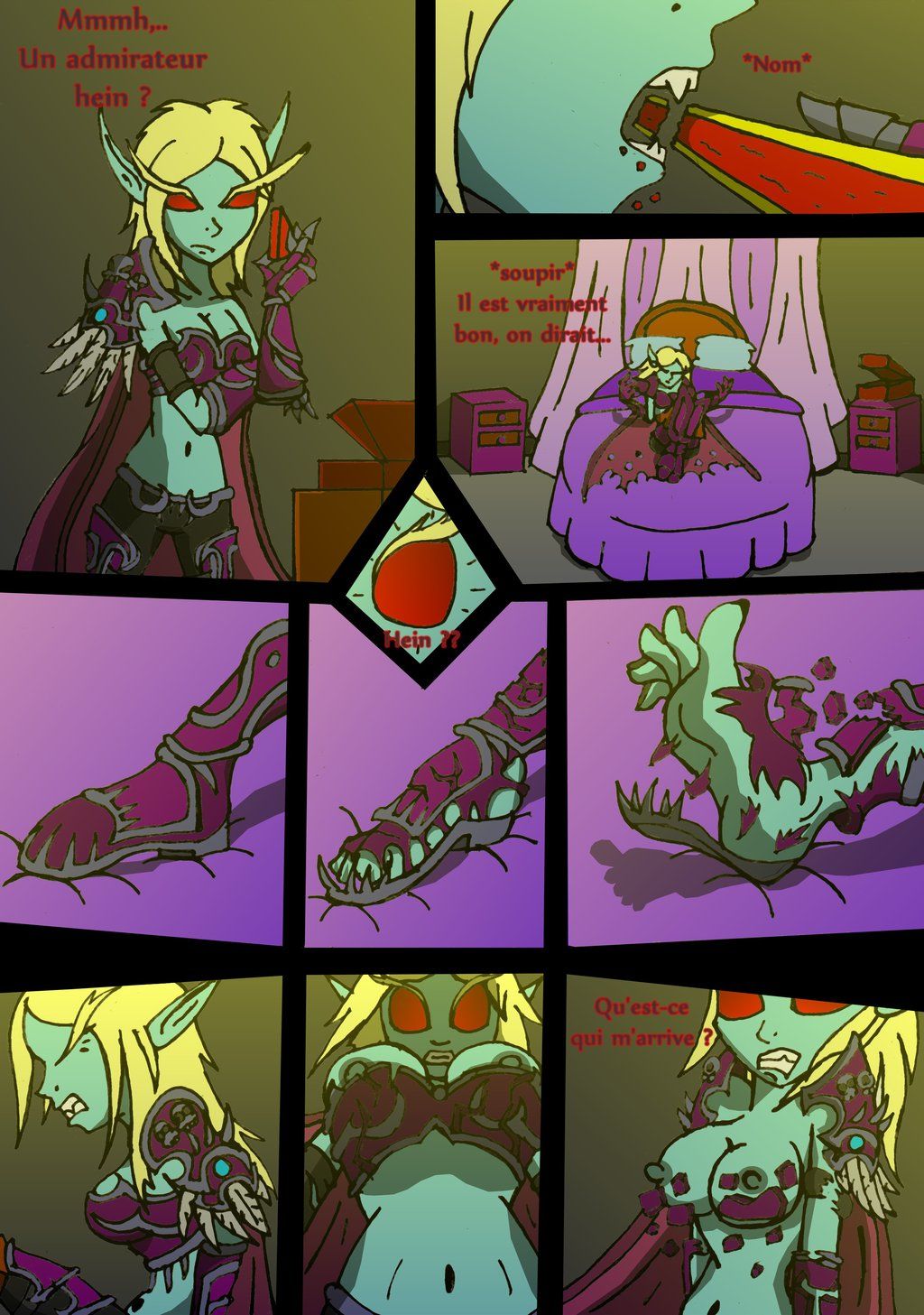 Giantess Banshee Queen - Redrawn page 1 full