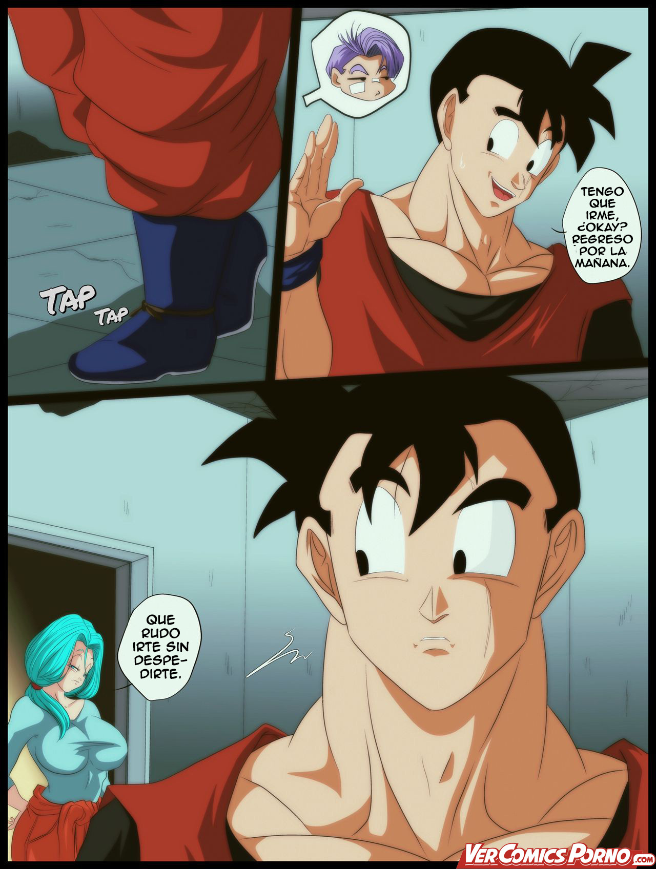 Desire: Bulma x Gohan page 3 full