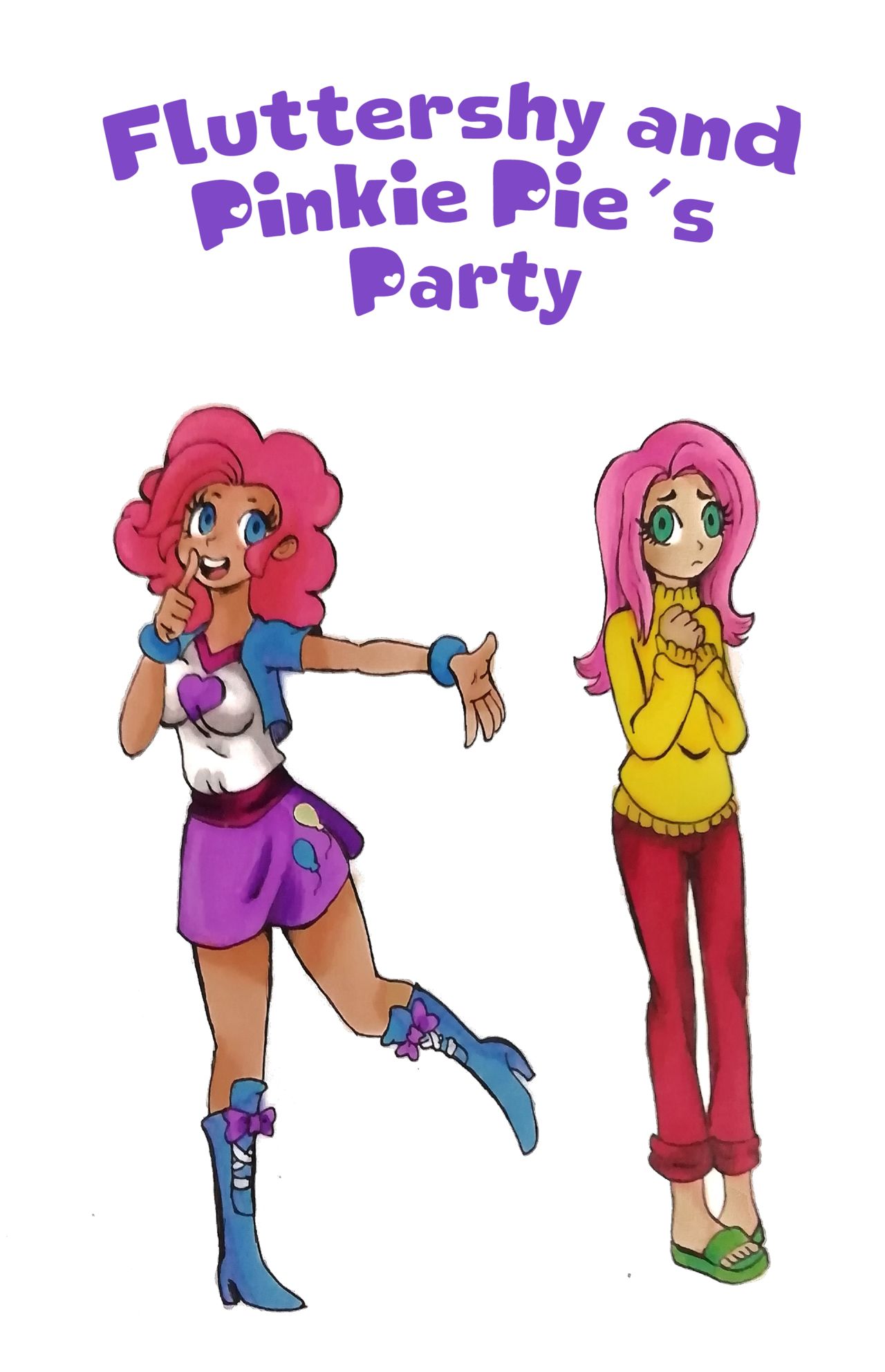 Fluttershy & Pinkie Pie's Party page 1 full
