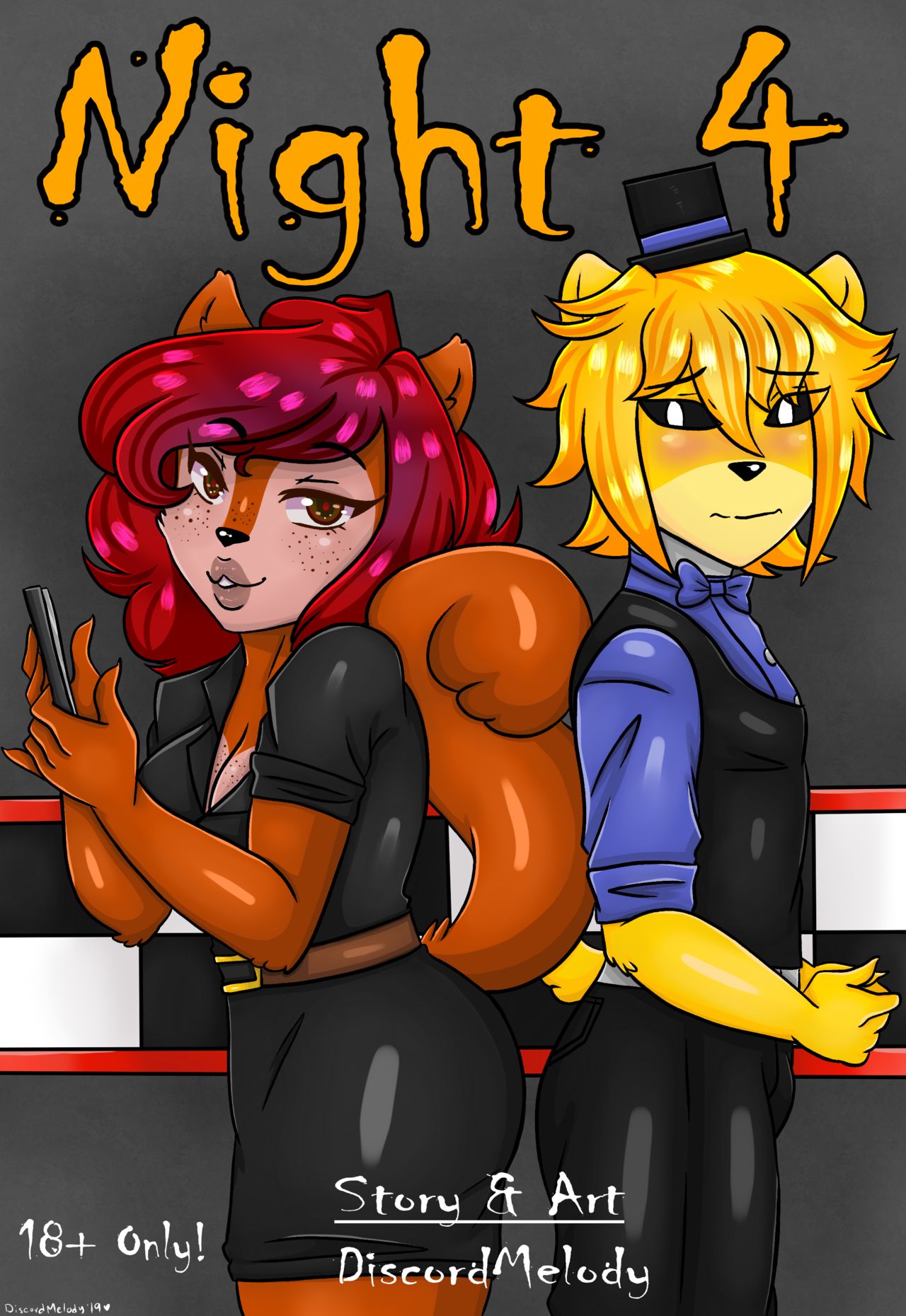 Night 4: Golden Freddy x Jasmine page 1 full
