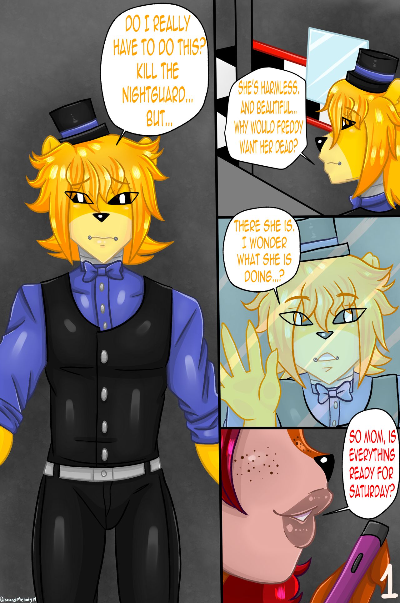 Night 4: Golden Freddy x Jasmine page 2 full
