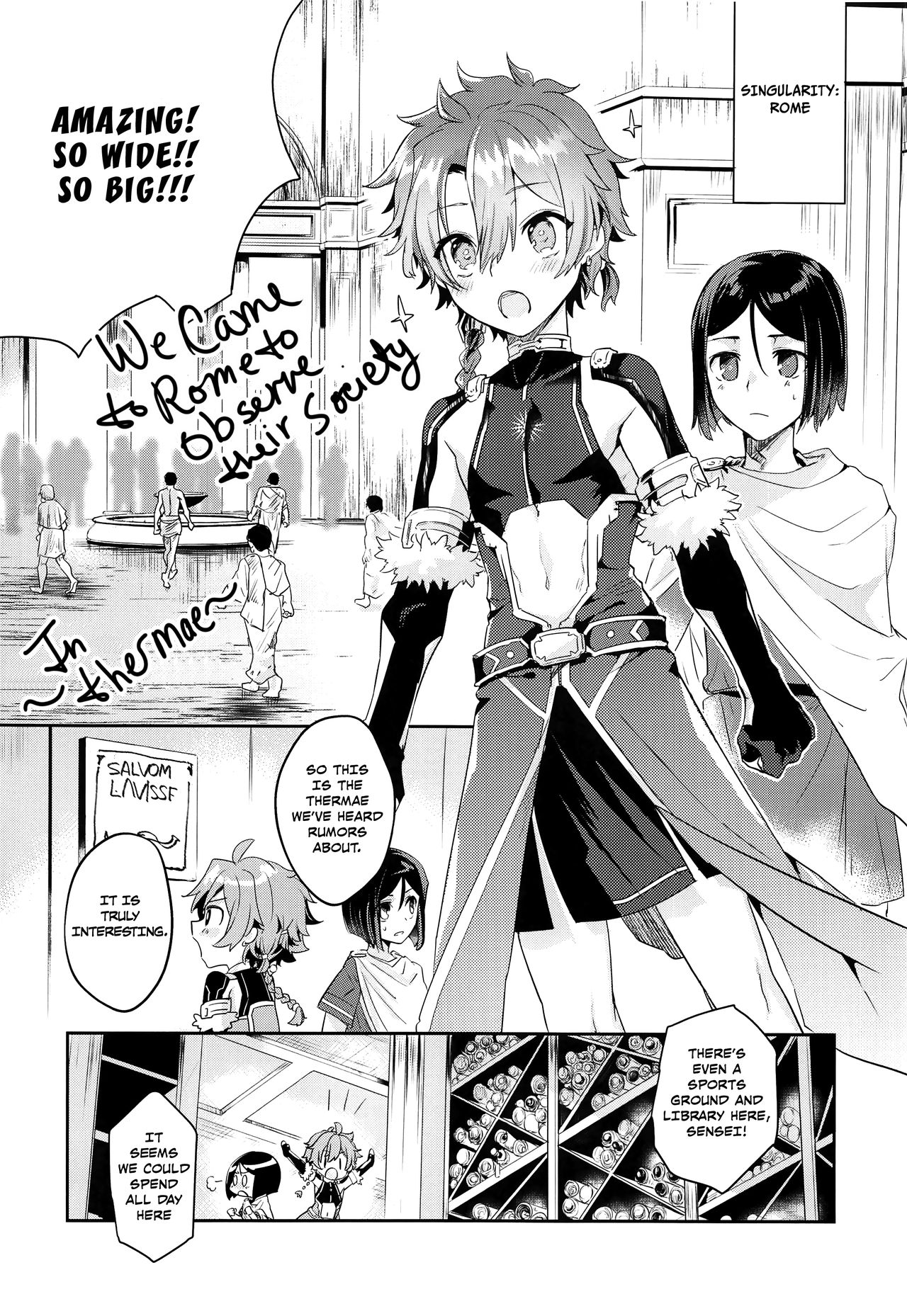 Alex-kun to Rome Furo no Oji-san page 3 full