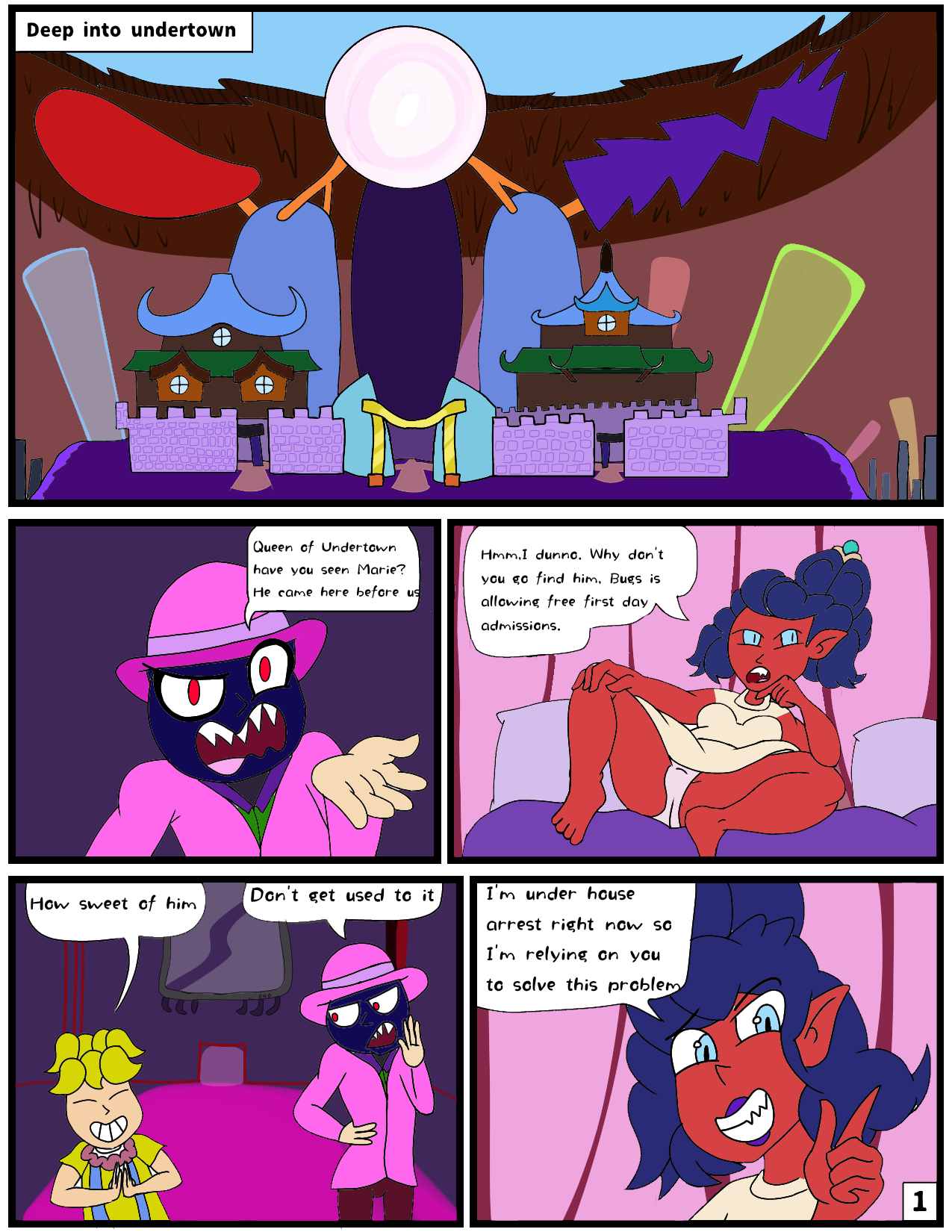 The Demon's Waterfall page 1 full