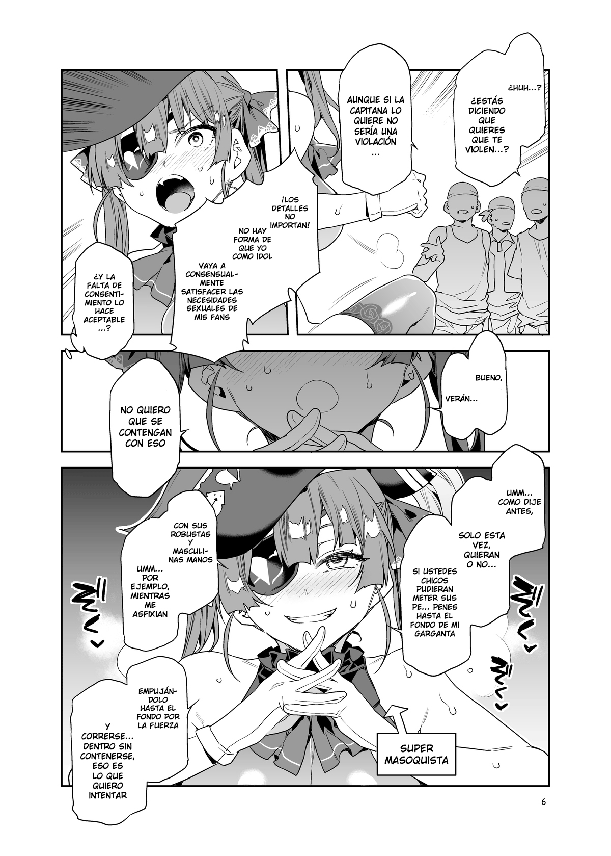 Marine Senchou wa Hi Goui no Ue de Wakarasaretai | La capitana Marine quiere ser violada sin consentimiento page 7 full