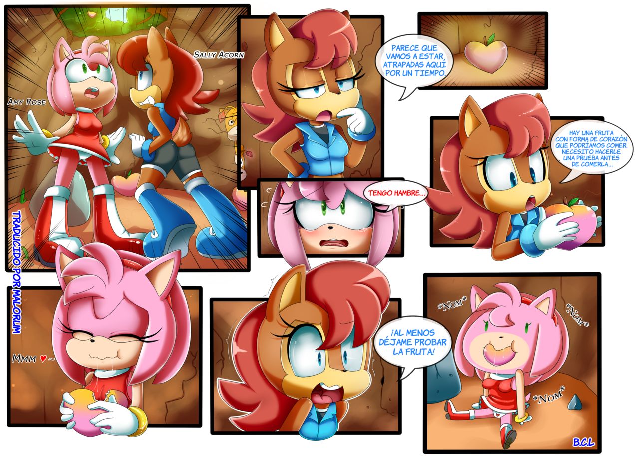 Sally & Amy in The Forbidden fruit | En La Fruta Prohibida page 2 full