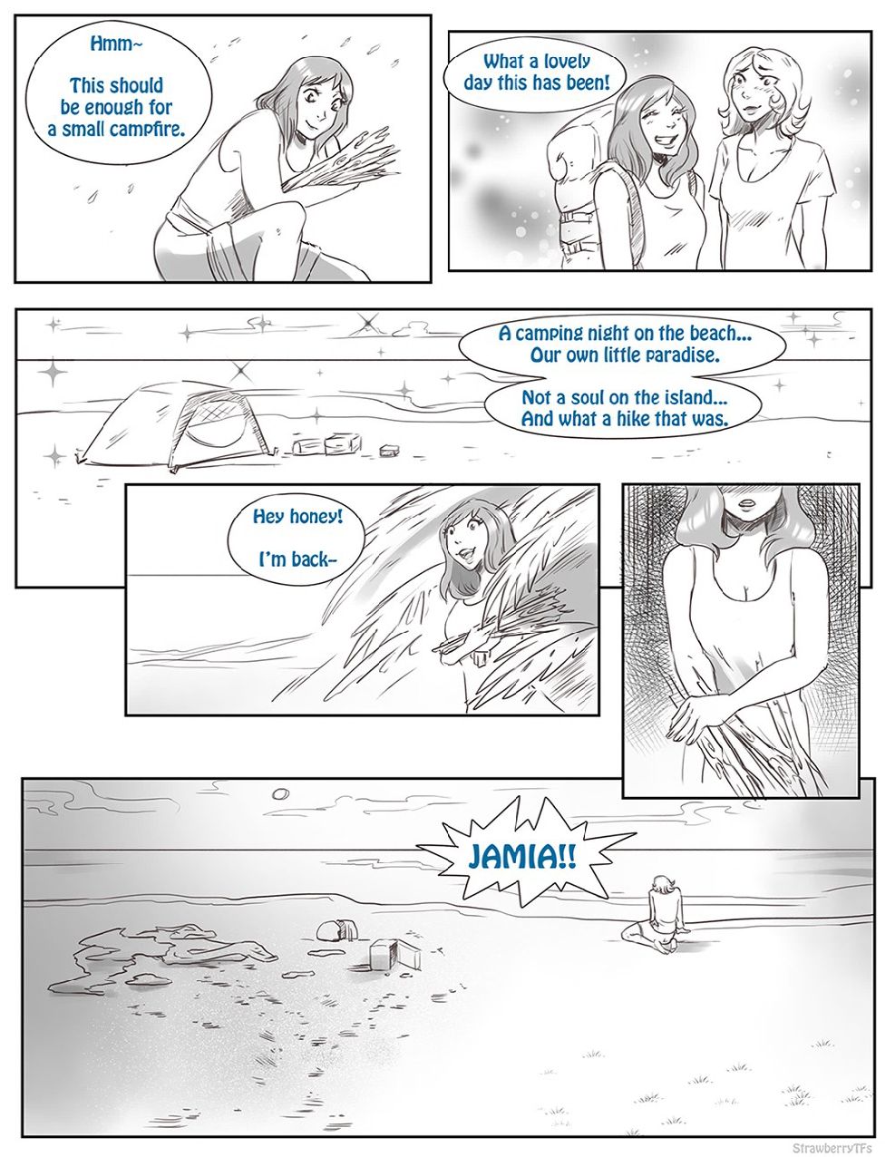 Raptor Beach page 1 full