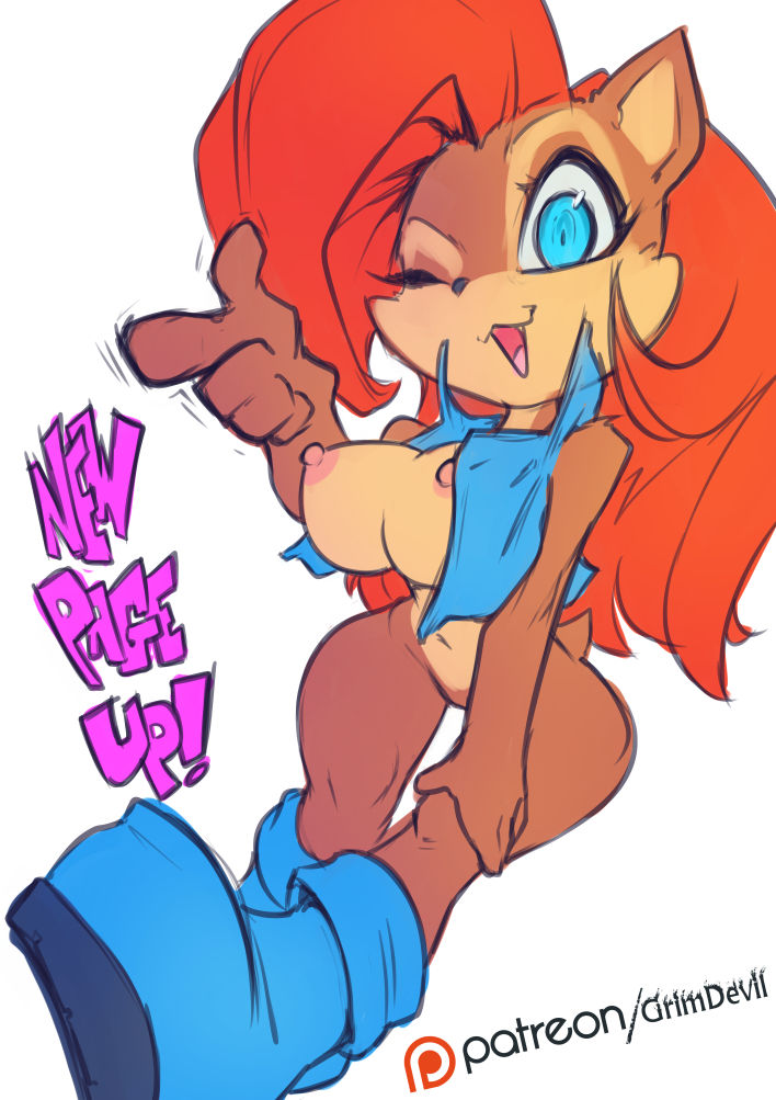 Sally Comic page 1 full