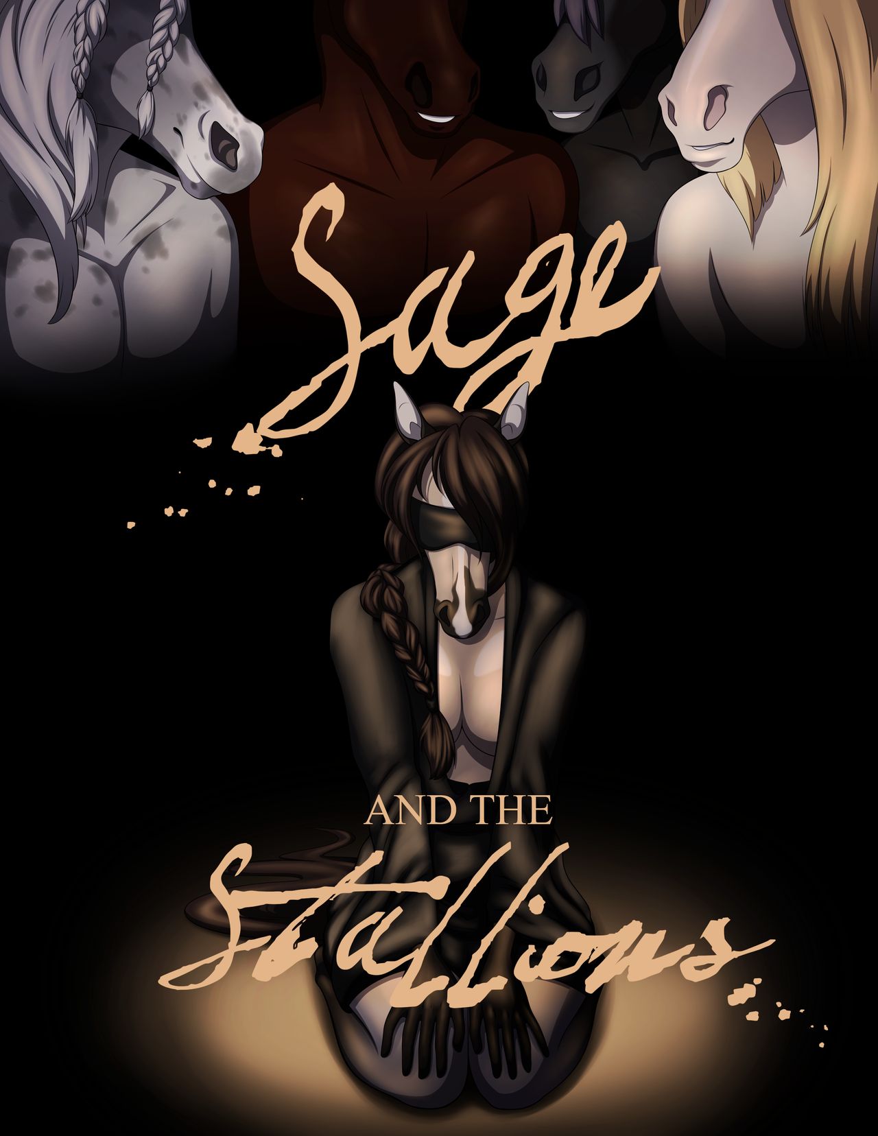 Sage and The Stallions by WolfPsalm page 1 full