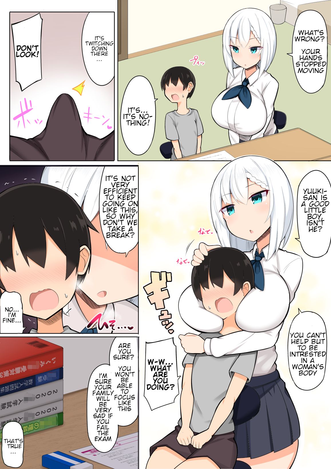 Onee-chan-tachi to Amaama Jukenbenkyou page 4 full