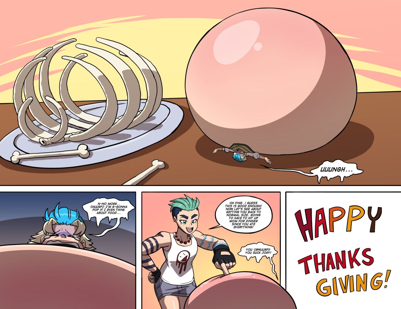 Big Meal + Thanksgiving battle page 7 full