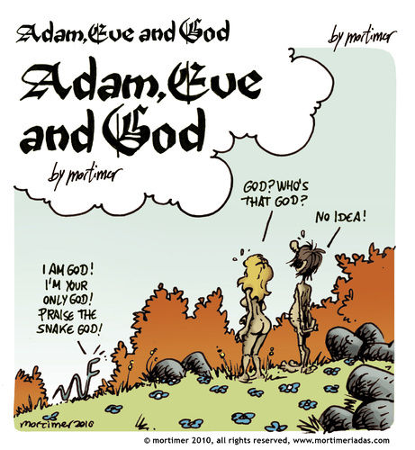 Adam, Eve, and God page 1 full