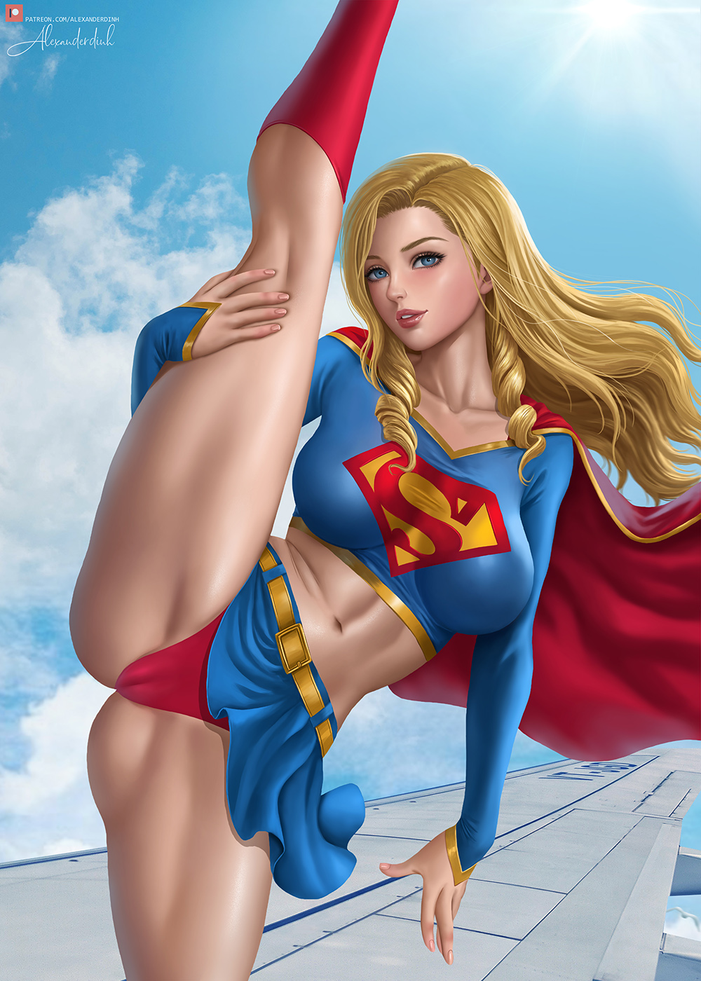 Supergirl page 1 full