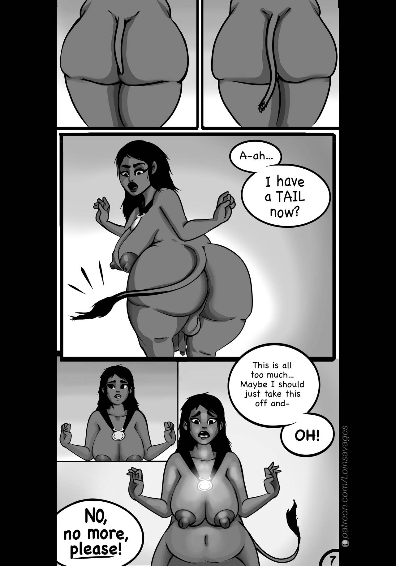 The Minotauress page 7 full