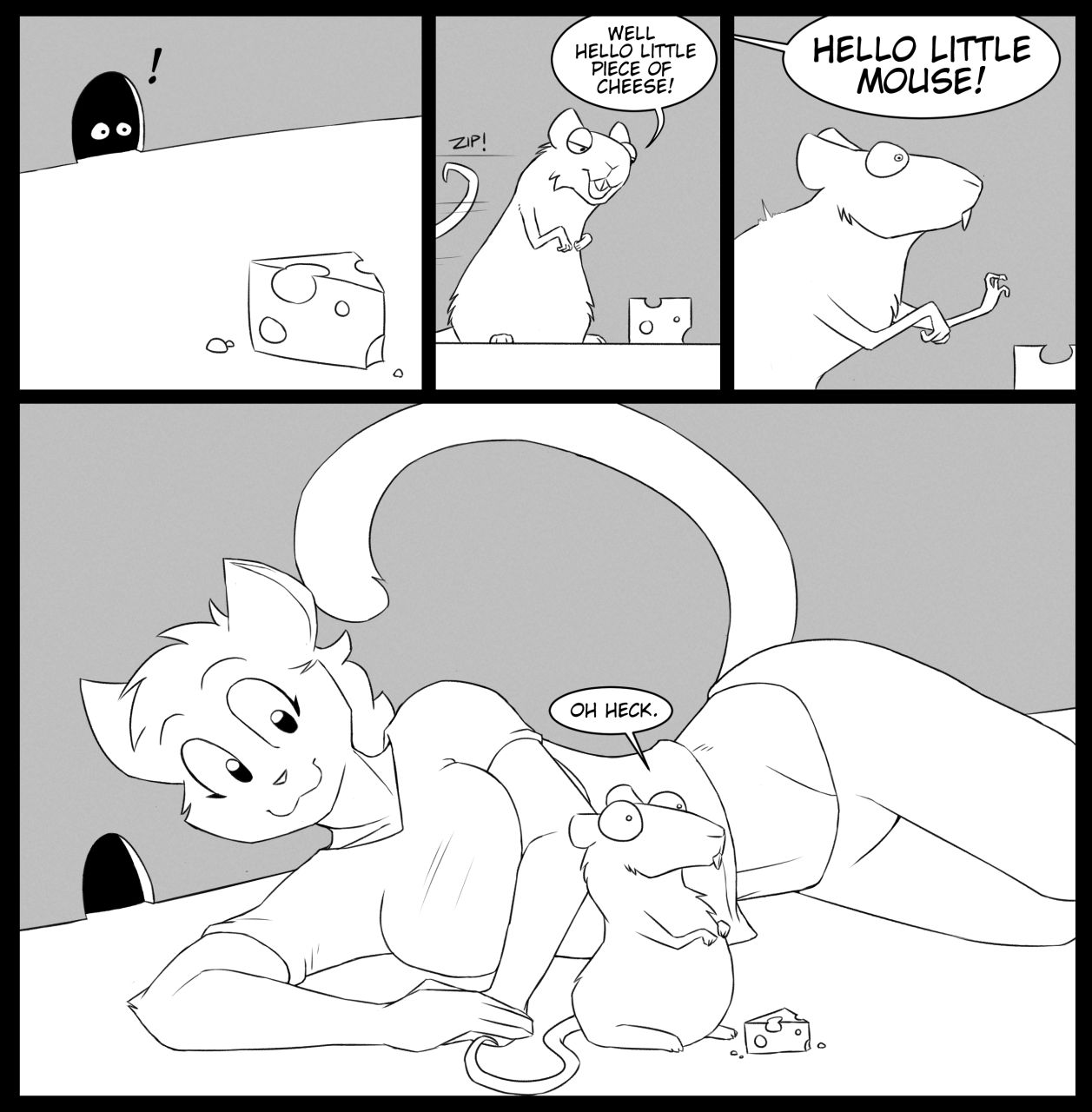 Hexteknik - Pointless Cat Comic page 1 full