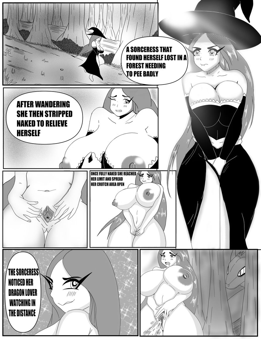 Lewd Sorceress Doujin page 1 full