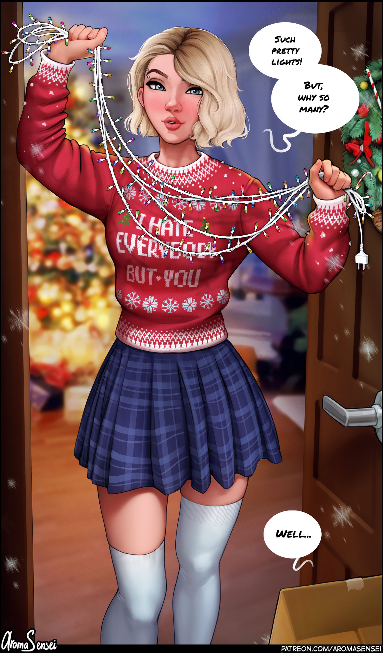 Gwen celebrates Christmas! page 2 full