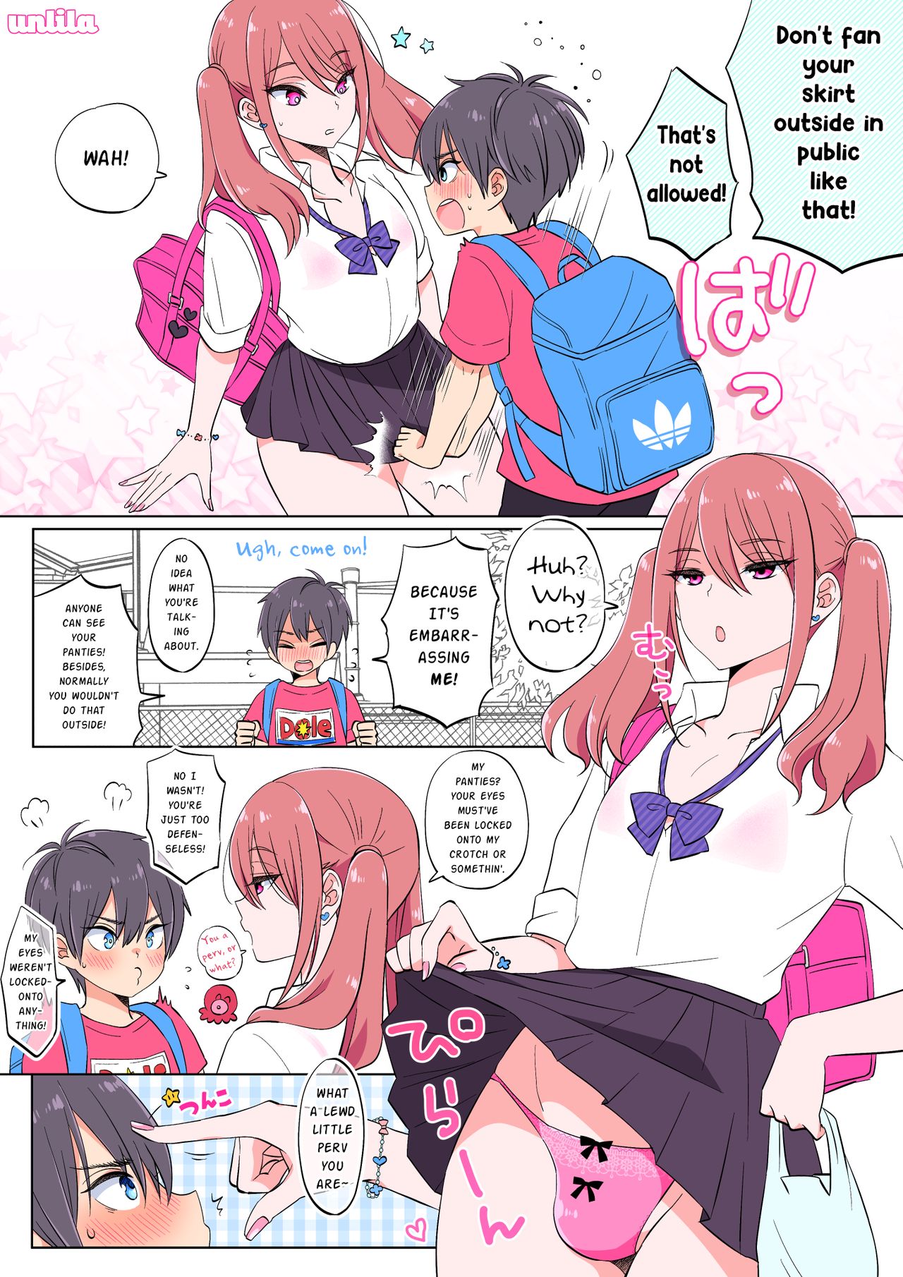 Twintail no Onee-chan♂ to Kurokami Shota | Twintail Onee-chan♂ and the Black Haired Shota page 2 full
