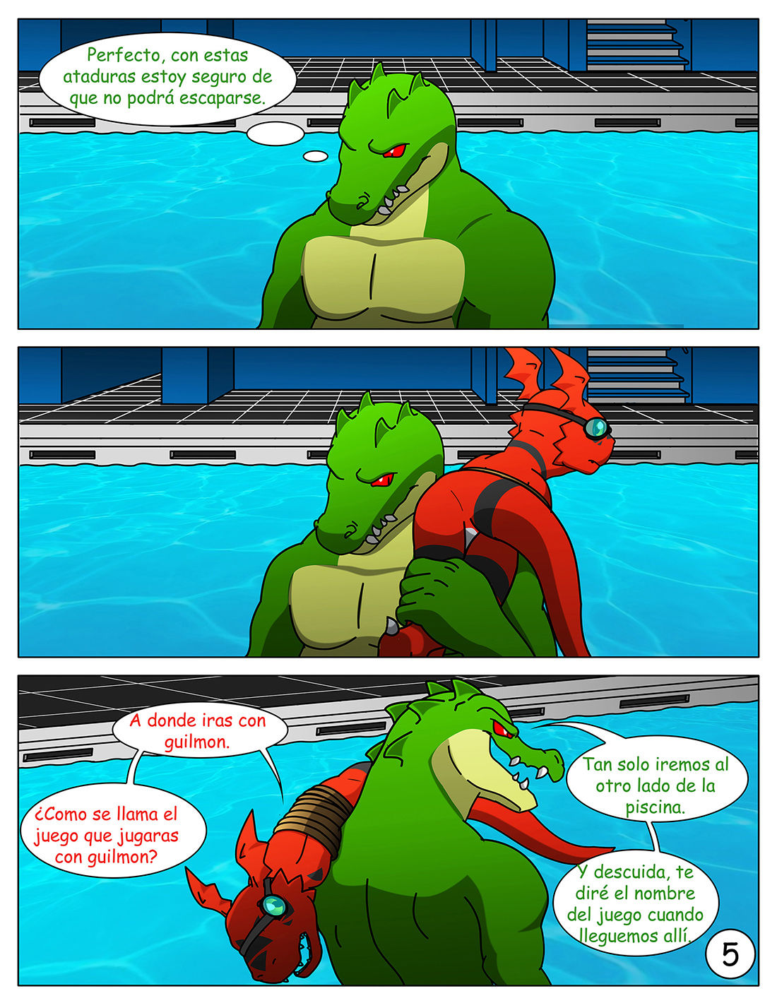 Divirtiéndose en la piscina page 6 full