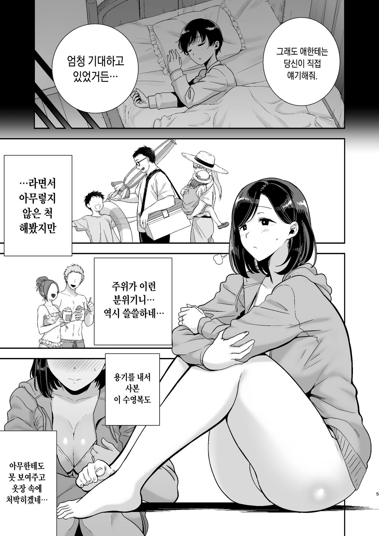 Natsu no Omoide ~Natsu no Ryokousaki de Charao-tachi ni Rinkansareta Tsuma~ page 4 full