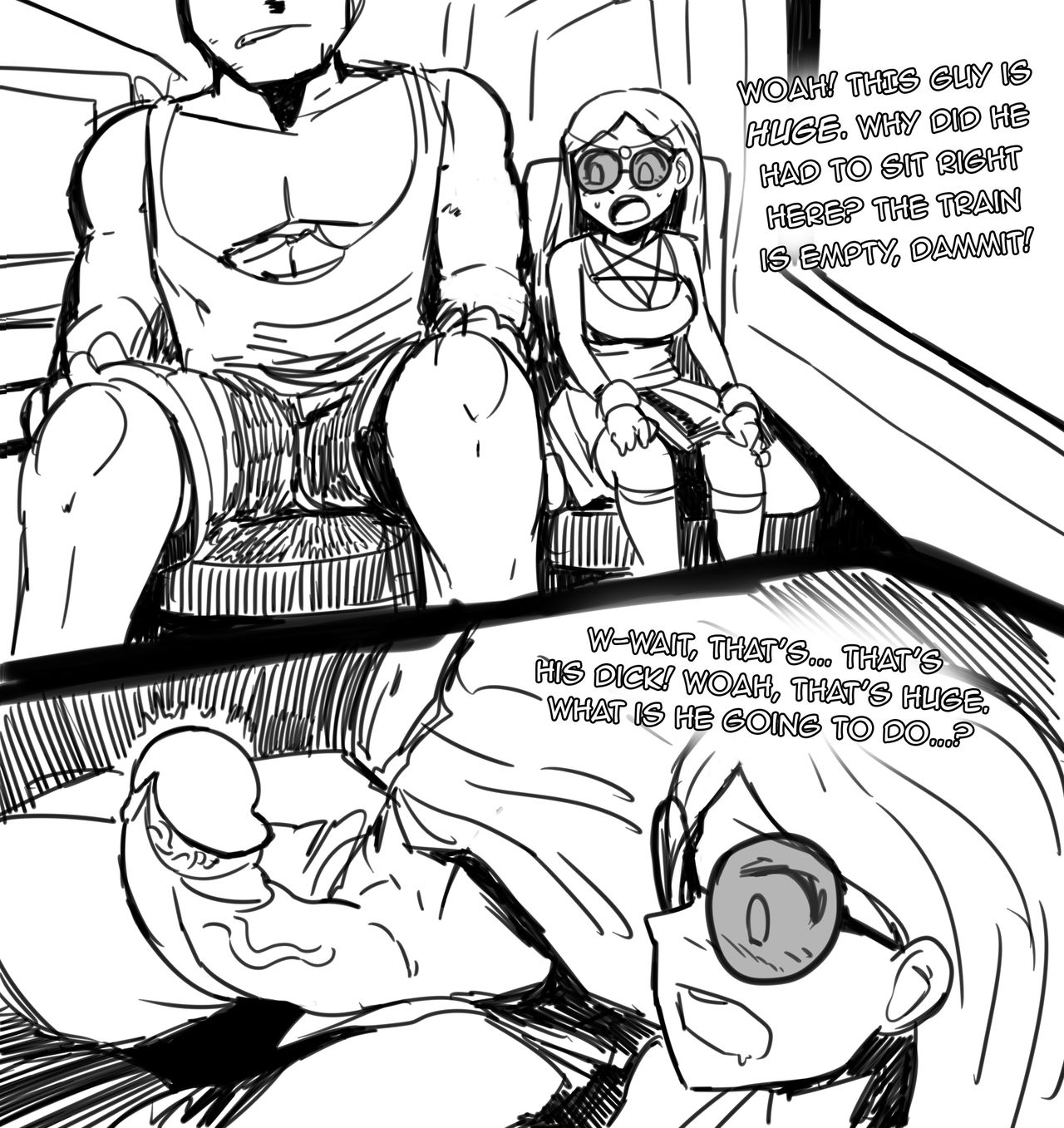 Train comic page 1 full