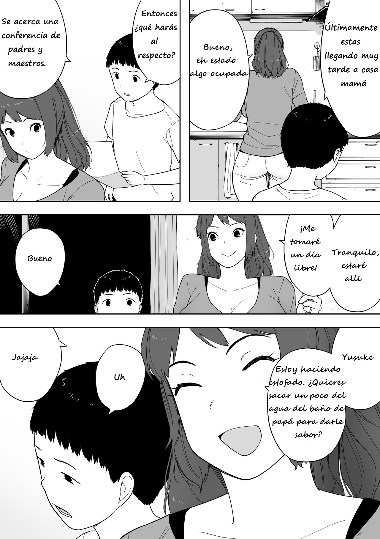 Nande Sonna Yatsu ga Iin da yo... -Jijii to Uwaki Ninshin Saikon shita Kaa-san - page 3 full