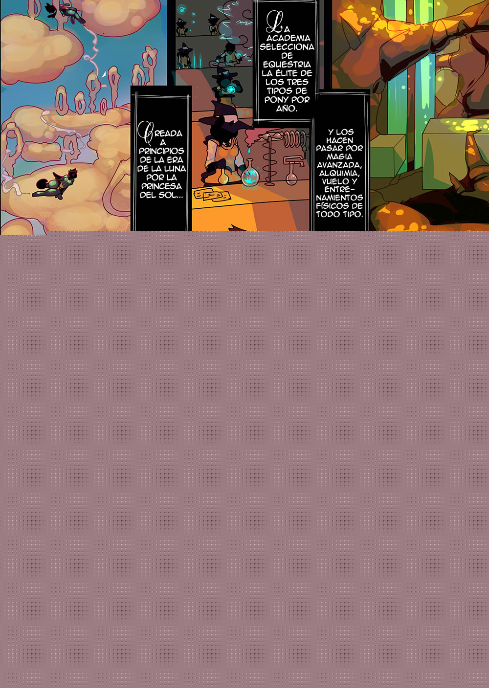 Academia Pony Capitulo 1: Primer Dia de Clases page 3 full
