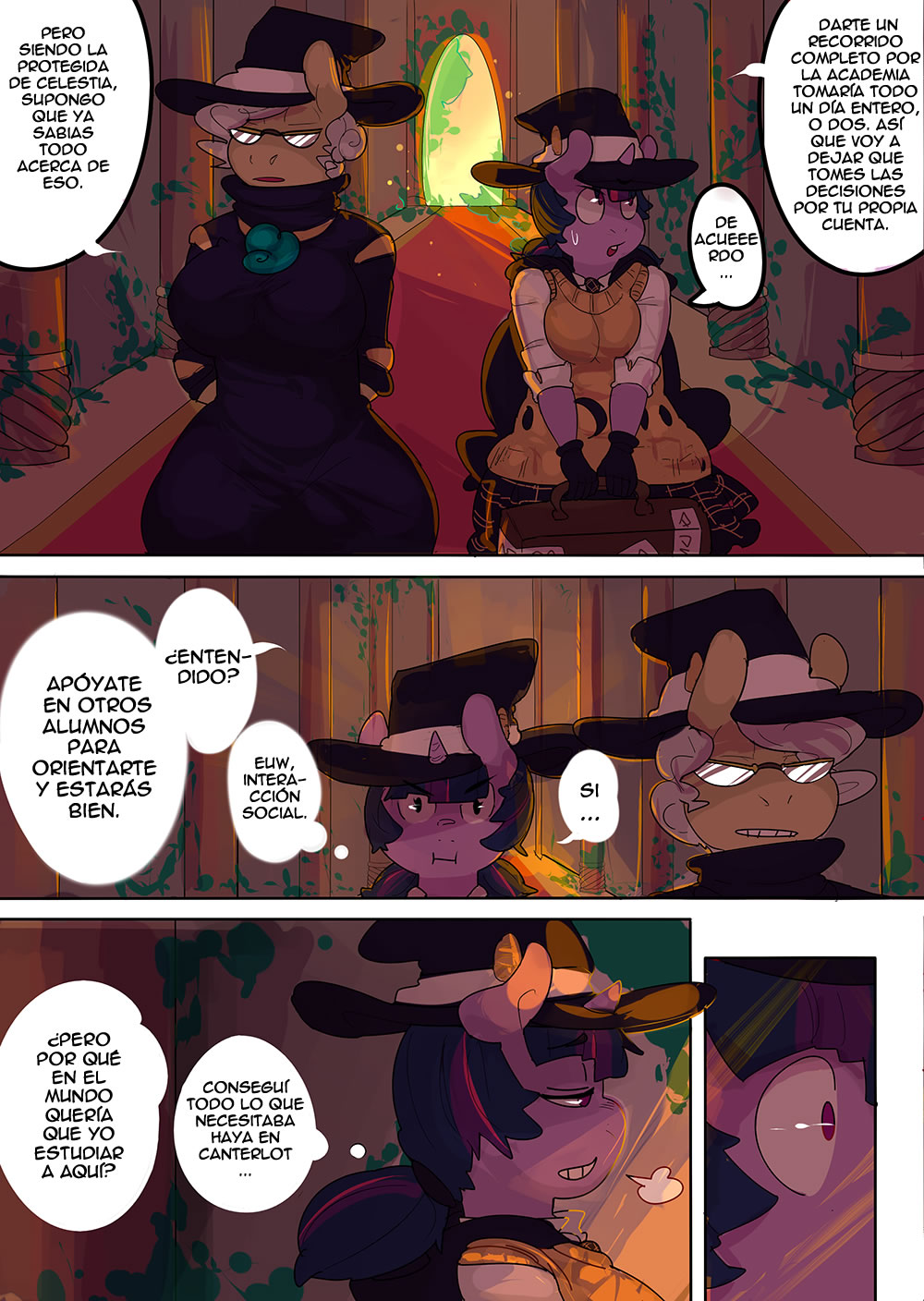 Academia Pony Capitulo 1: Primer Dia de Clases page 4 full