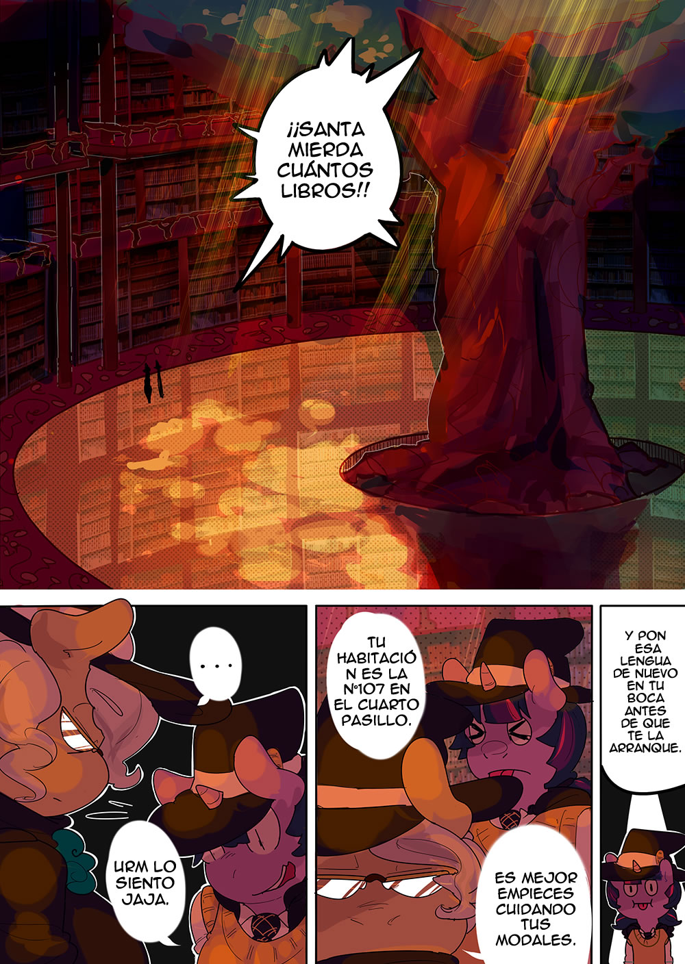 Academia Pony Capitulo 1: Primer Dia de Clases page 5 full