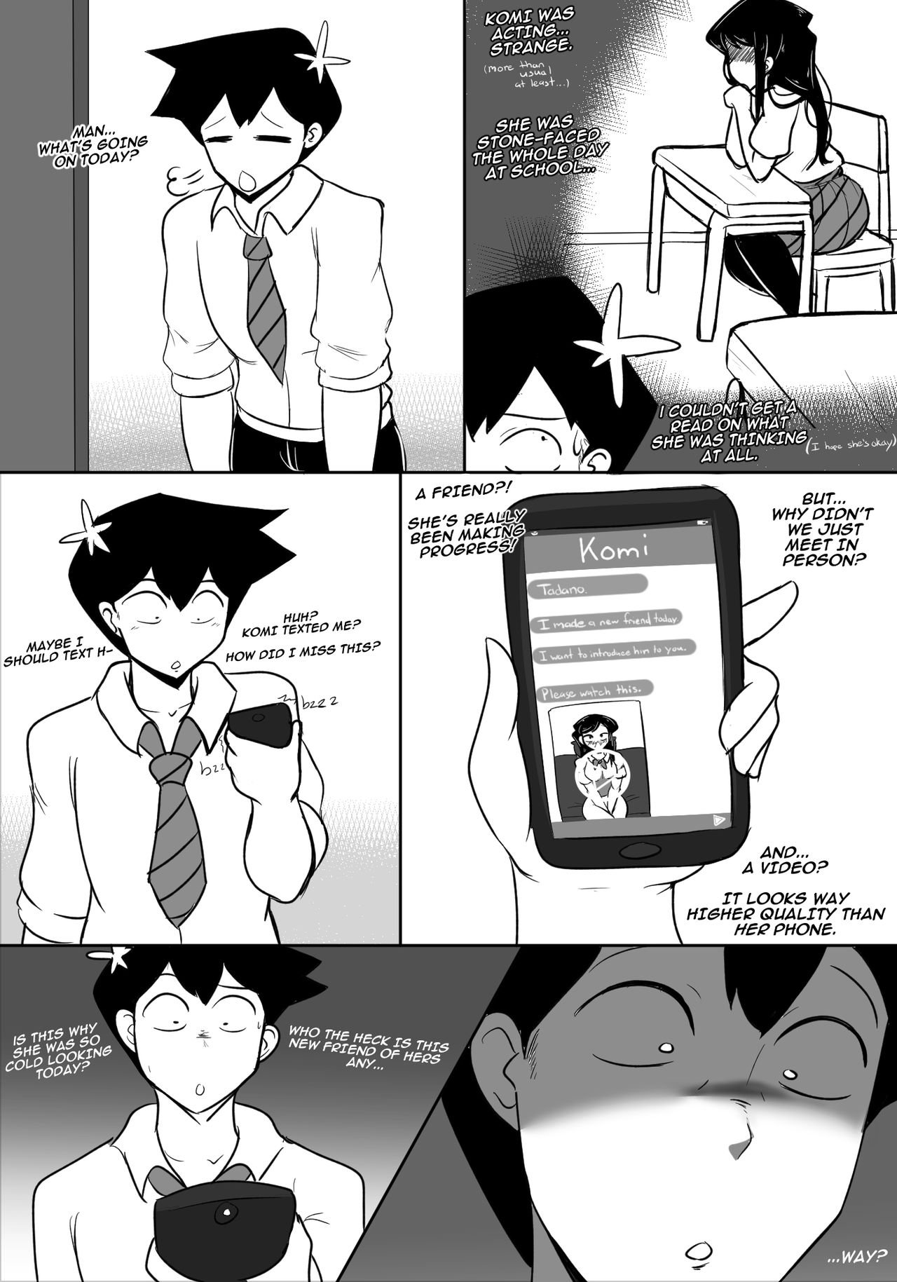 Komi NTR Comic - Page 1 - IMHentai