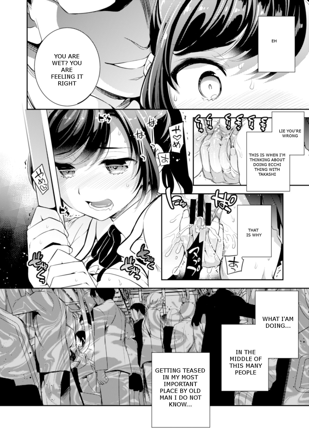 C9-41 Sayuri - Kareshi to Hatsu H Mokuzen ni Chikan ni NTR-reta Shoujo page 9 full