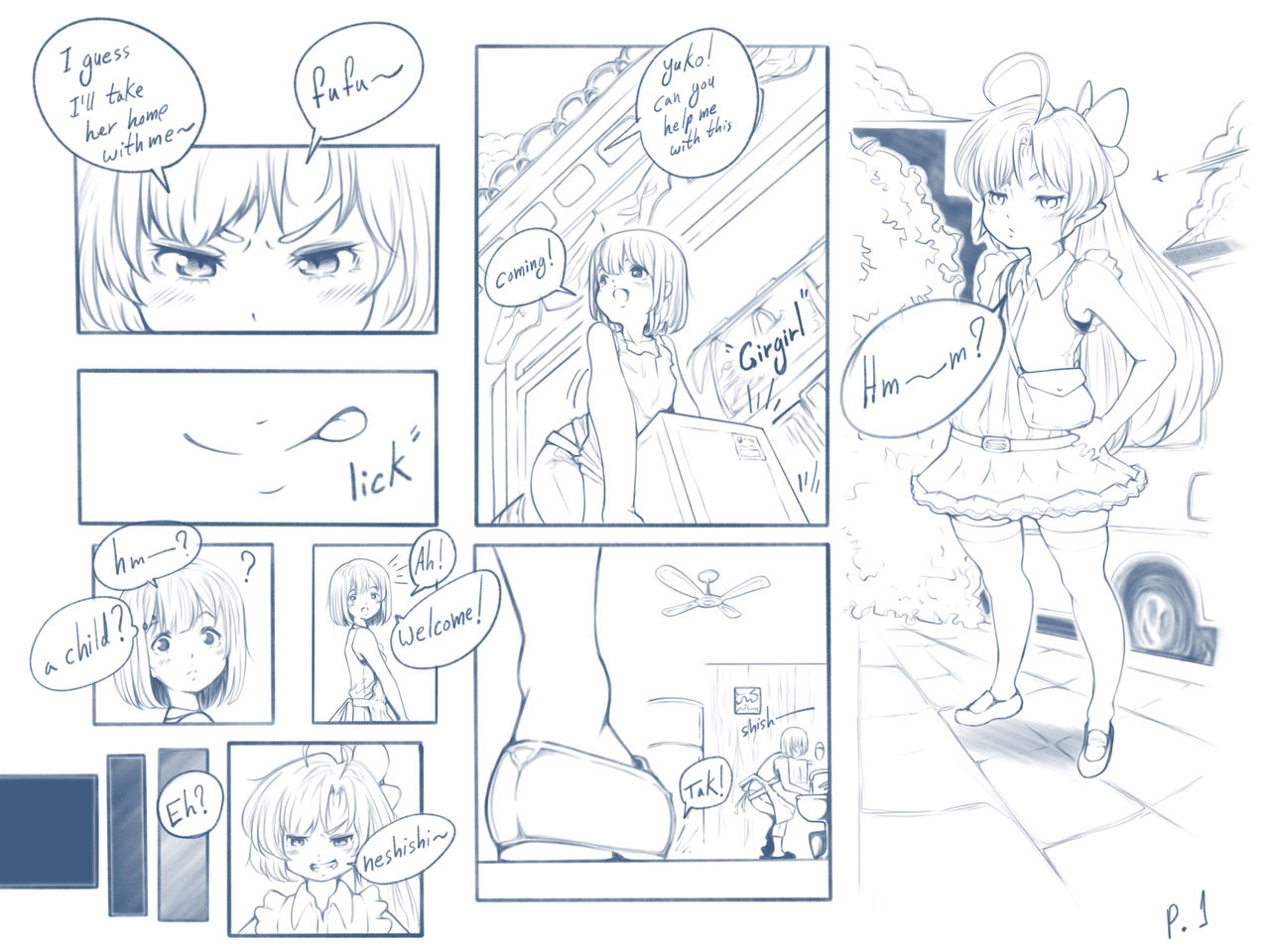 Elizabeth’s New Maid page 1 full