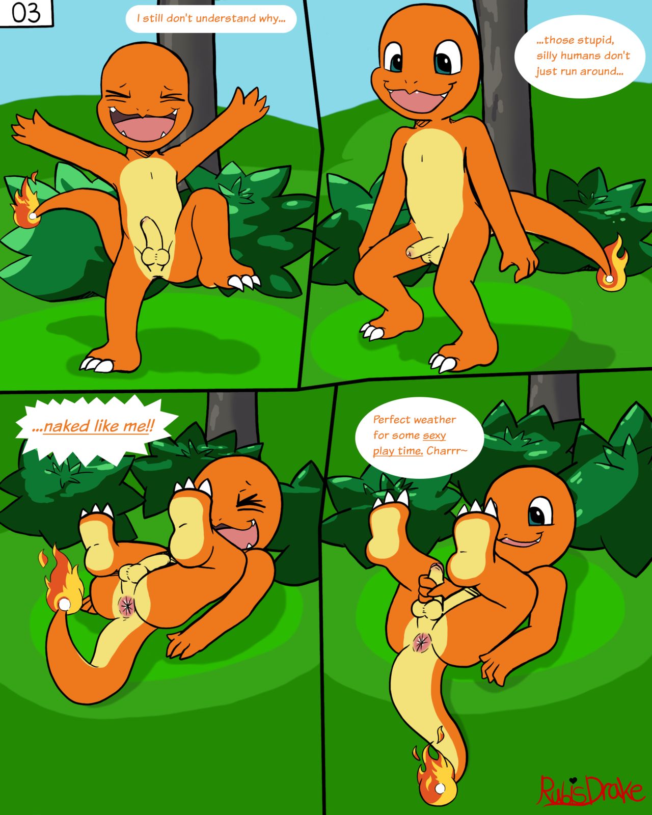 Charmander and Bulbasaur’s Sexy Adventure page 4 full