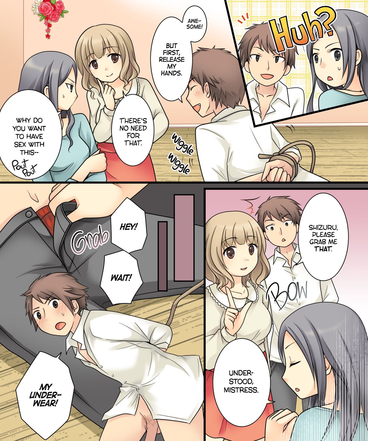 Leskko ni Otoko no Yosa o Oshieyou to Shitara Nyotaika Choukyou Sareta Ore | I Wanted to Have a Lesbian Get a Taste of My Cock, but I Got Turned Into a Girl Instead page 4 full