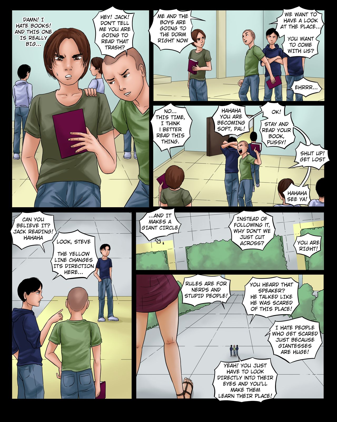 Giantess Boarding School - Chapter 1 page 5 full