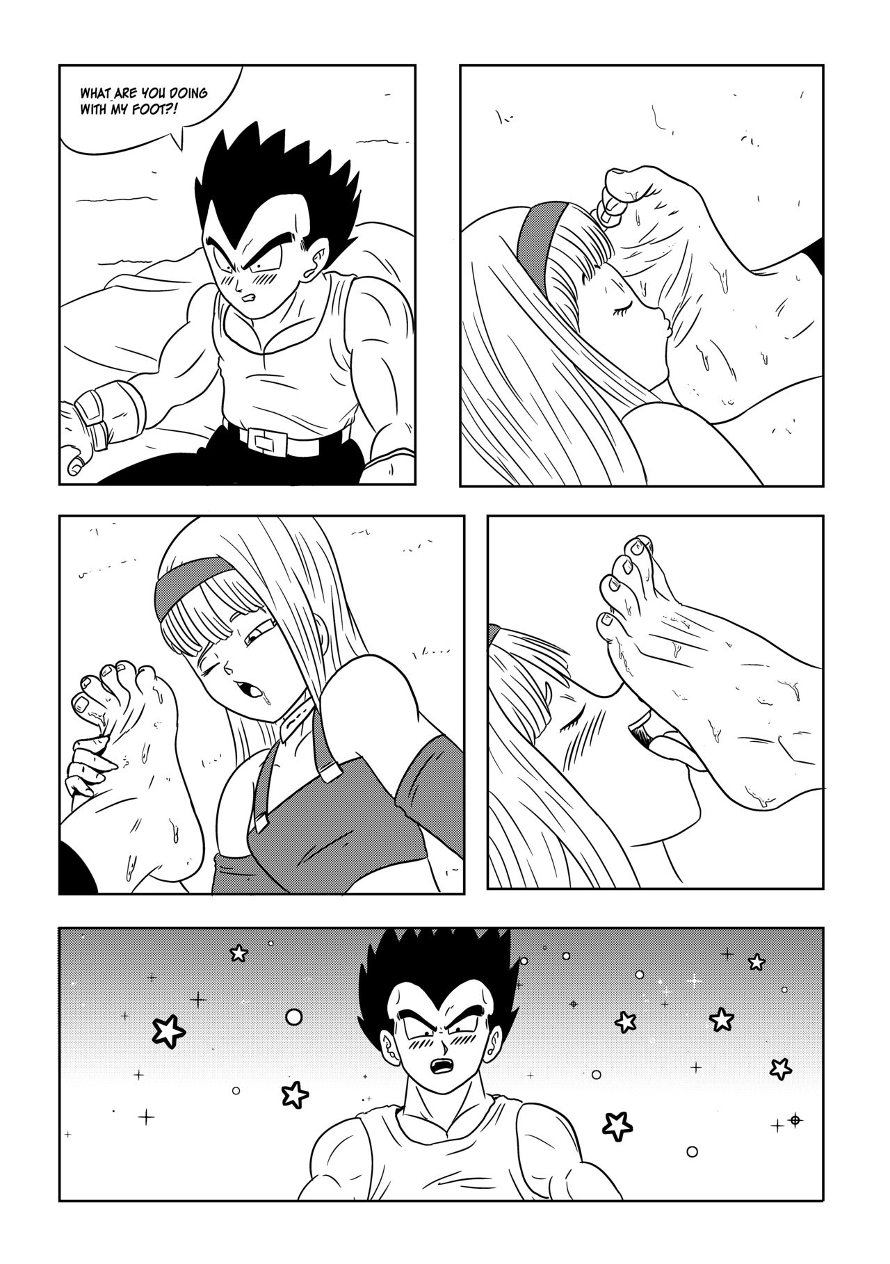 Vegeta: The paradise in his feet page 10 full